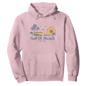 Vintage Gulf of Mexico Est 1550 Hoodie Golfo De Mexico TS02 Light Pink Print Your Wear