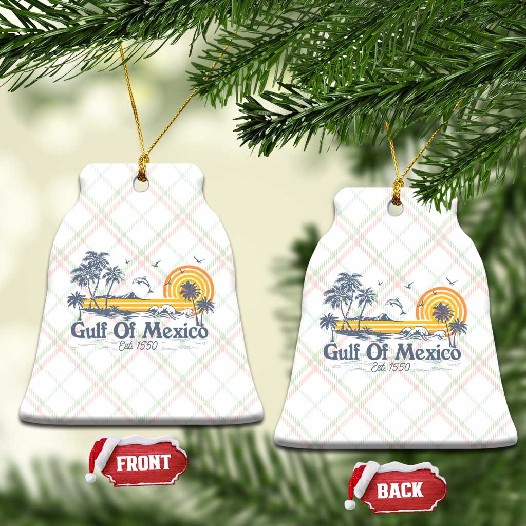 Vintage Gulf of Mexico Est 1550 Ceramic Ornament Golfo De Mexico TS02 Print Your Wear