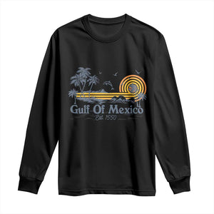 Vintage Gulf of Mexico Est 1550 Long Sleeve Shirt Golfo De Mexico TS02 Black Print Your Wear