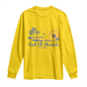 Vintage Gulf of Mexico Est 1550 Long Sleeve Shirt Golfo De Mexico TS02 Daisy Print Your Wear