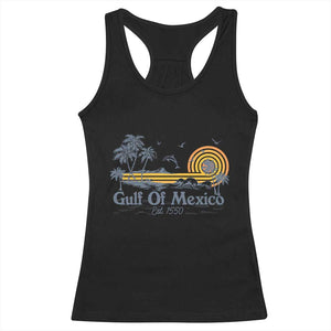 Vintage Gulf of Mexico Est 1550 Racerback Tank Top Golfo De Mexico TS02 Black Print Your Wear