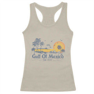 Vintage Gulf of Mexico Est 1550 Racerback Tank Top Golfo De Mexico TS02 Sand Print Your Wear