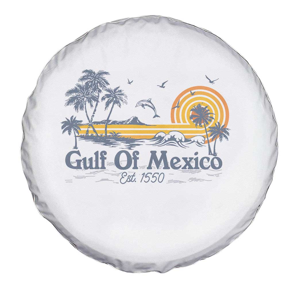 Vintage Gulf of Mexico Est 1550 Spare Tire Cover Golfo De Mexico TS02 Print Your Wear