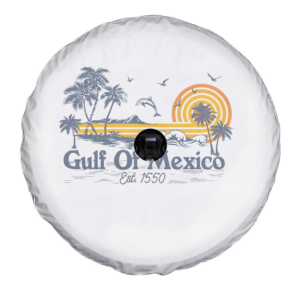 Vintage Gulf of Mexico Est 1550 Spare Tire Cover Golfo De Mexico TS02 Print Your Wear