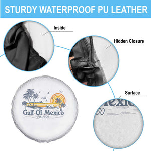 Vintage Gulf of Mexico Est 1550 Spare Tire Cover Golfo De Mexico TS02 Print Your Wear