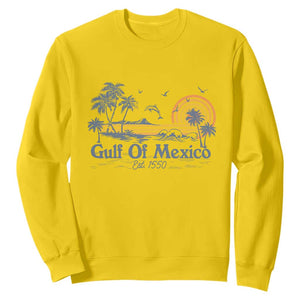 Vintage Gulf of Mexico Est 1550 Sweatshirt Golfo De Mexico TS02 Daisy Print Your Wear