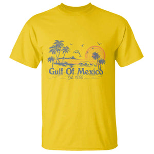 Vintage Gulf of Mexico Est 1550 T Shirt Golfo De Mexico TS02 Daisy Print Your Wear