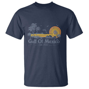 Vintage Gulf of Mexico Est 1550 T Shirt Golfo De Mexico TS02 Navy Print Your Wear