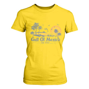 Vintage Gulf of Mexico Est 1550 T Shirt For Women Golfo De Mexico TS02 Daisy Print Your Wear