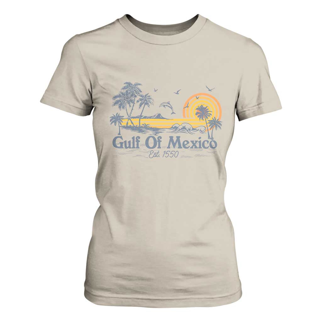 Vintage Gulf of Mexico Est 1550 T Shirt For Women Golfo De Mexico TS02 Sand Print Your Wear