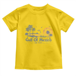 Vintage Gulf of Mexico Est 1550 Toddler T Shirt Golfo De Mexico TS02 Daisy Print Your Wear