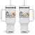 Vintage Gulf of Mexico Est 1550 Tumbler With Handle Golfo De Mexico TS02 One Size: 40 oz White Print Your Wear