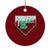Baseball Home Plate Dripping Ice Cream Ceramic Ornament Respect The Drip Social Club Sprinkles TS02 1pc Red Print Your Wear