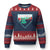 Baseball Home Plate Dripping Ice Cream Ugly Christmas Sweater Respect The Drip Social Club Sprinkles TS02 Navy Red Print Your Wear