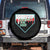 Baseball Home Plate Dripping Ice Cream Spare Tire Cover Respect The Drip Social Club Sprinkles TS02 No hole Black Print Your Wear
