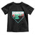 Baseball Home Plate Dripping Ice Cream Toddler T Shirt Respect The Drip Social Club Sprinkles TS02 Black Print Your Wear