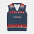 You Dont Have The Cards V-Neck Knit Sweater Vest Trump Saying Stars and Stripes TS02 Navy Red Print Your Wear