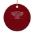 What If A Bomb Drops On Your Head Right Now Ceramic Ornament Trump 47 TS02 1pc Red Print Your Wear