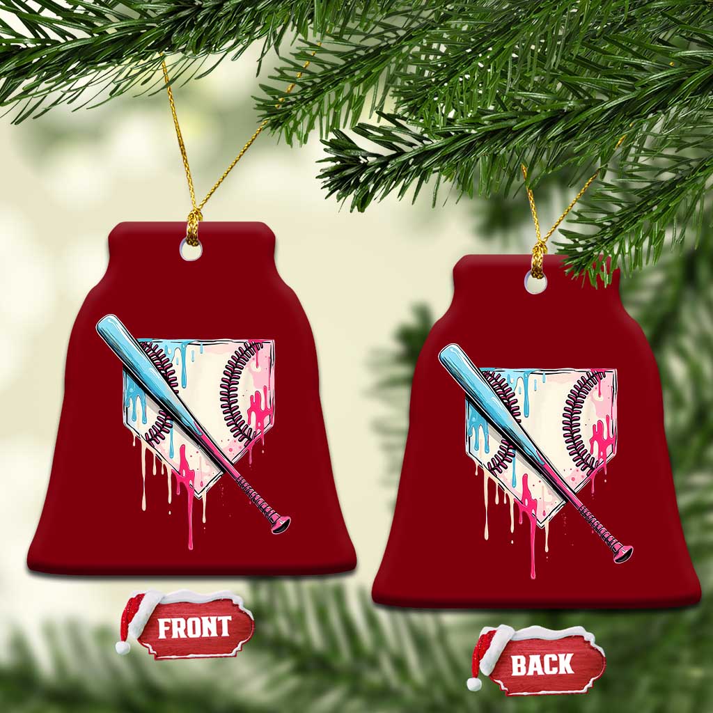 Baseball Home Plate Drip With Sprinkles Ceramic Ornament TS02 Print Your Wear