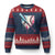 Baseball Home Plate Drip With Sprinkles Ugly Christmas Sweater TS02 Navy Red Print Your Wear