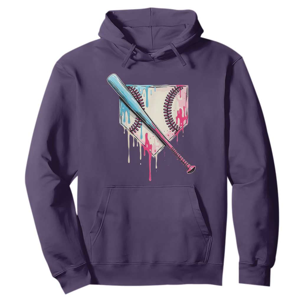 Baseball Home Plate Drip With Sprinkles Hoodie TS02 Purple Print Your Wear