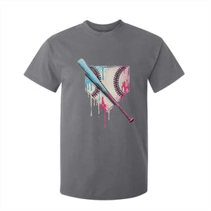 Baseball Home Plate Drip With Sprinkles T Shirt For Kid TS02 Charcoal Print Your Wear