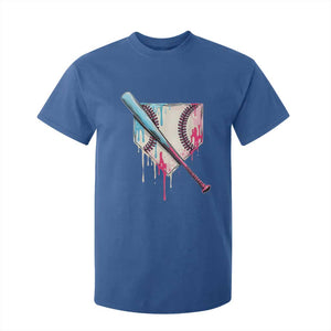 Baseball Home Plate Drip With Sprinkles T Shirt For Kid TS02 Royal Blue Print Your Wear