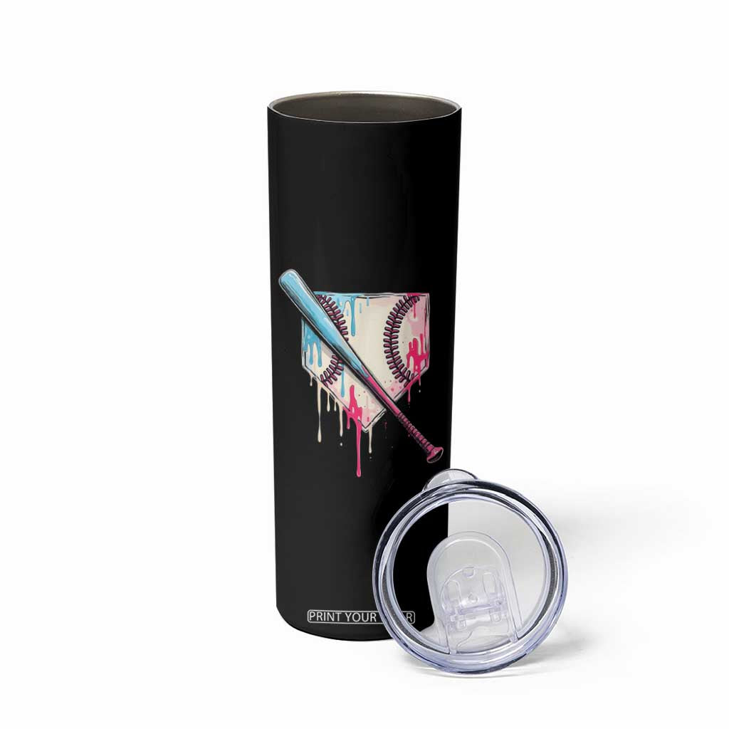 Baseball Home Plate Drip With Sprinkles Skinny Tumbler TS02 Print Your Wear