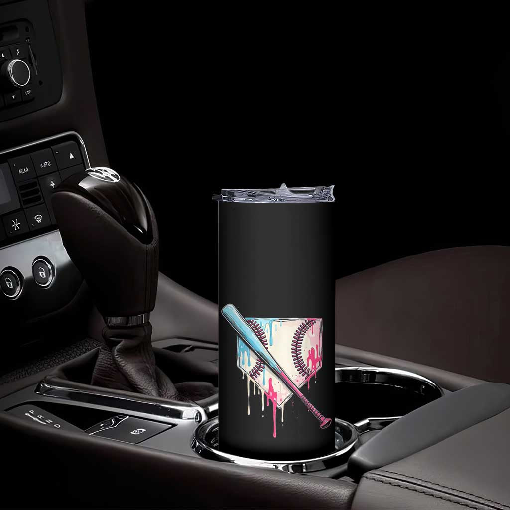 Baseball Home Plate Drip With Sprinkles Skinny Tumbler TS02 Print Your Wear