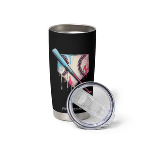 Baseball Home Plate Drip With Sprinkles Tumbler Cup TS02 Print Your Wear