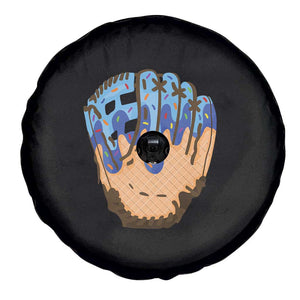 Blue Ice Cream Cone Baseball Glove Drip Spare Tire Cover TS02 Print Your Wear