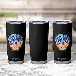 Blue Ice Cream Cone Baseball Glove Drip Tumbler Cup TS02 Print Your Wear