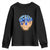 Blue Ice Cream Cone Baseball Glove Drip Youth Sweatshirt TS02 Black Print Your Wear