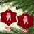 Pink Ice Cream Baseball Glove Sprinkles Drip Ceramic Ornament Funny V Sign TS02 Print Your Wear