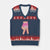 Pink Ice Cream Baseball Glove Sprinkles Drip V-Neck Knit Sweater Vest Funny V Sign TS02 Navy Red Print Your Wear