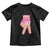 Pink Ice Cream Baseball Glove Sprinkles Drip Toddler T Shirt Funny V Sign TS02 Black Print Your Wear