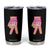 Pink Ice Cream Baseball Glove Sprinkles Drip Tumbler Cup Funny V Sign TS02 Black Print Your Wear