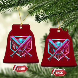 Baseball Drip Ice Cream Dripping Ceramic Ornament TS02 Print Your Wear