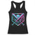 Baseball Drip Ice Cream Dripping Racerback Tank Top TS02 Black Print Your Wear