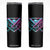 Baseball Drip Ice Cream Dripping Skinny Tumbler TS02 Black Print Your Wear