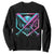 Baseball Drip Ice Cream Dripping Sweatshirt TS02 Black Print Your Wear