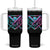 Baseball Drip Ice Cream Dripping Tumbler With Handle TS02 One Size: 40 oz Black Print Your Wear