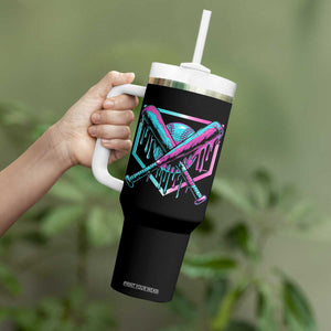 Baseball Drip Ice Cream Dripping Tumbler With Handle TS02 Print Your Wear