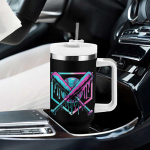 Baseball Drip Ice Cream Dripping Tumbler With Handle TS02 Print Your Wear