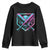Baseball Drip Ice Cream Dripping Youth Sweatshirt TS02 Black Print Your Wear
