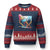 Baseball Home Ice Cream Dripping Ugly Christmas Sweater TS02 Navy Red Print Your Wear