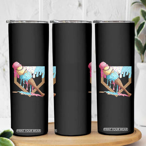 Baseball Home Ice Cream Dripping Skinny Tumbler TS02 Print Your Wear