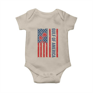 Funny Gulf Of US America Est 2025 Baby Onesie USA American Flag TS02 Sand Print Your Wear