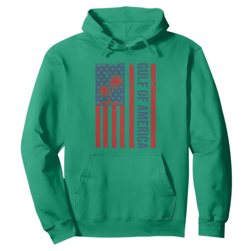 Funny Gulf Of US America Est 2025 Hoodie USA American Flag TS02 Irish Green Print Your Wear