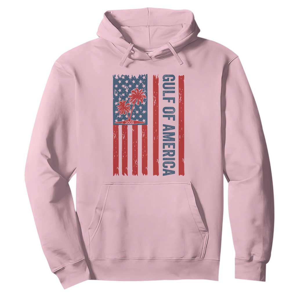 Funny Gulf Of US America Est 2025 Hoodie USA American Flag TS02 Light Pink Print Your Wear